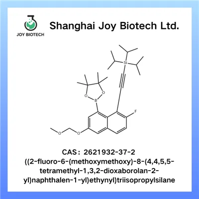 ((2-fluoro-6-(metoximetoxi)-8-(4,4,5,5-tetrametil-1,3,2-dioxaborolan-2-il)naftalen-1-il)etinil)triisopropilsilano CAS NO 2621932-37-2