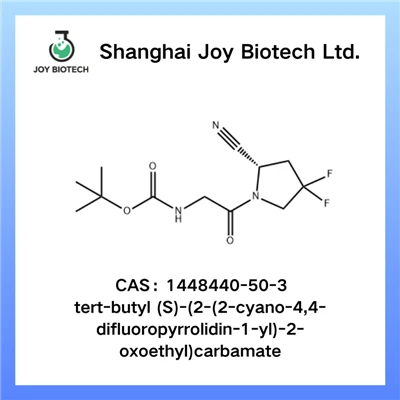(S)-(2-(2-ciano-4,4-difluoropirrolidin-1-il)-2-oxoetil)carbamato de terc-butilo NO CAS 1448440-50-3